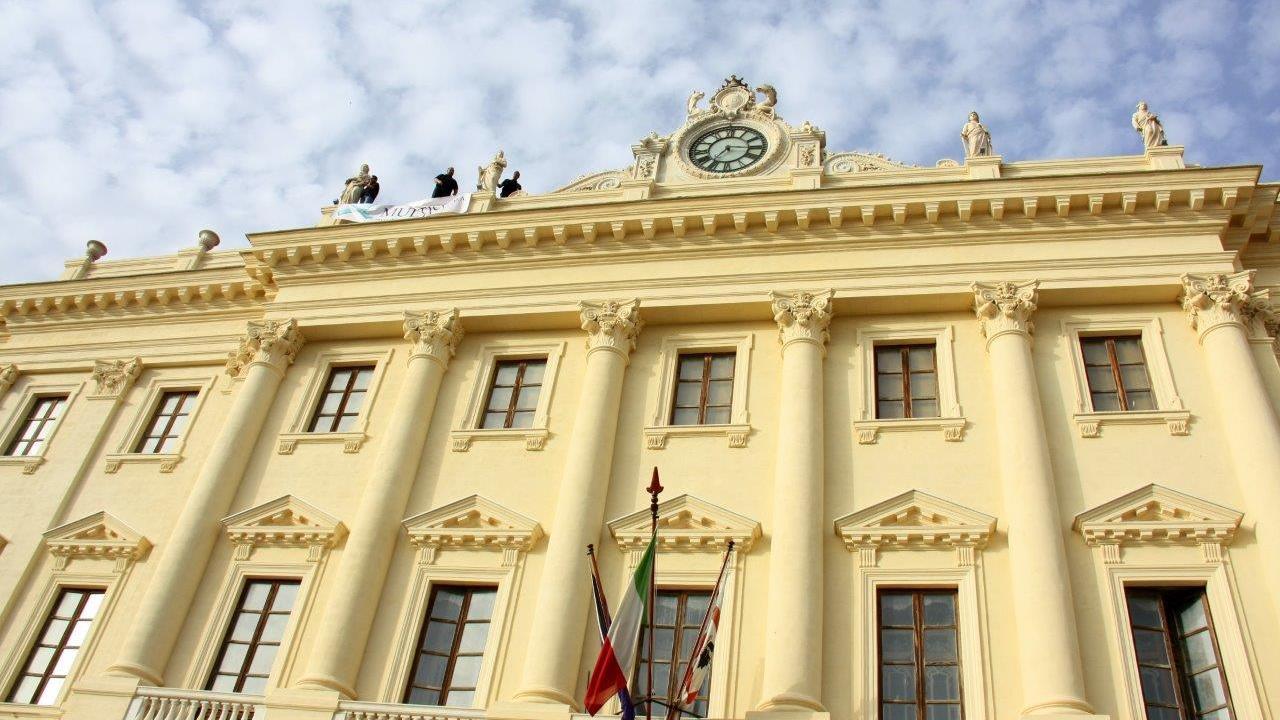 Il palazzo della Provincia di Sassari