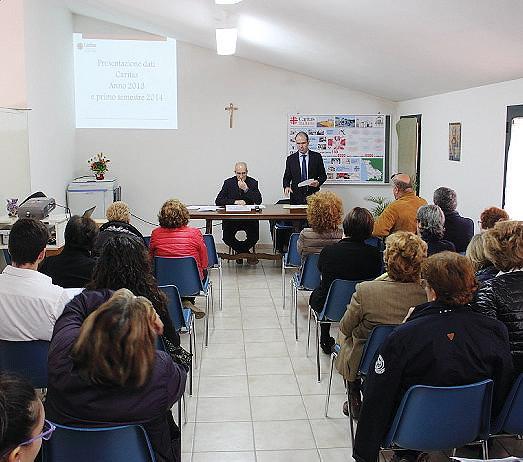 La presentazione dei dati della Caritas