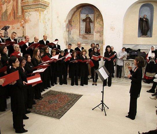 Complesso vocale in concerto alle Grazie