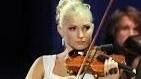La grande violinista Petryshak con il maestro Meo al pianoforte