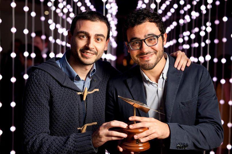 Due dei fondatori di "Guide Me Right" Pietro Pirino e Luca Sini