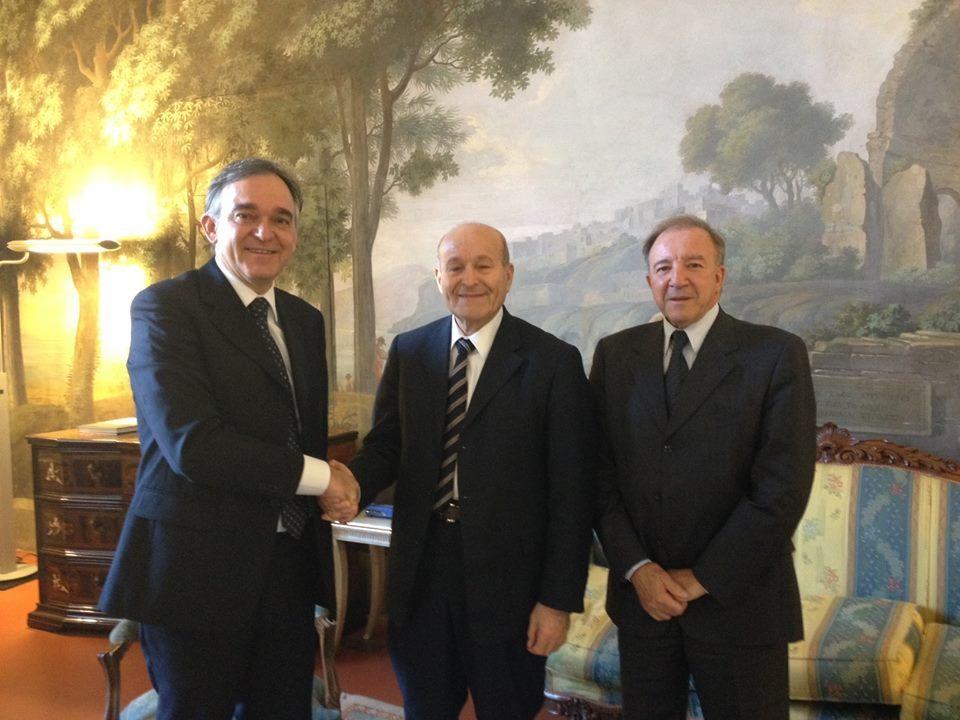 Enrico Rossi con Issad Rebrab, presidente di Cevital