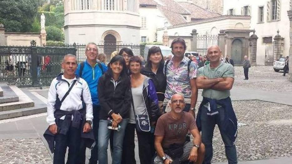 I maratoneti partecipano al Cammino di Santiago