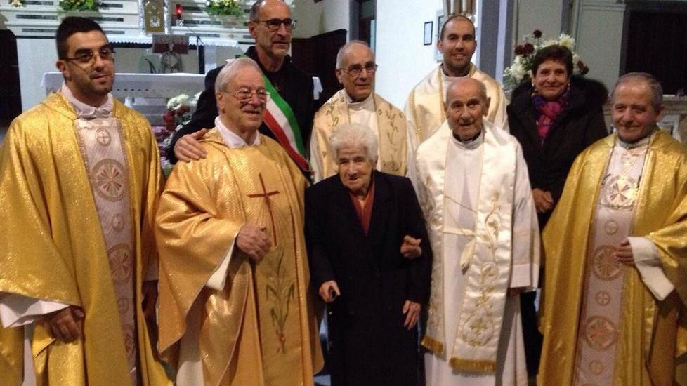 Una grande festa per la centenaria Maria Cau