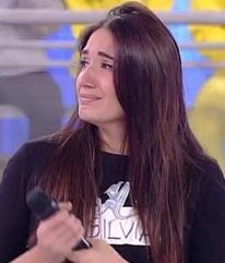 La giovane Silvia nella scuola di Amici 