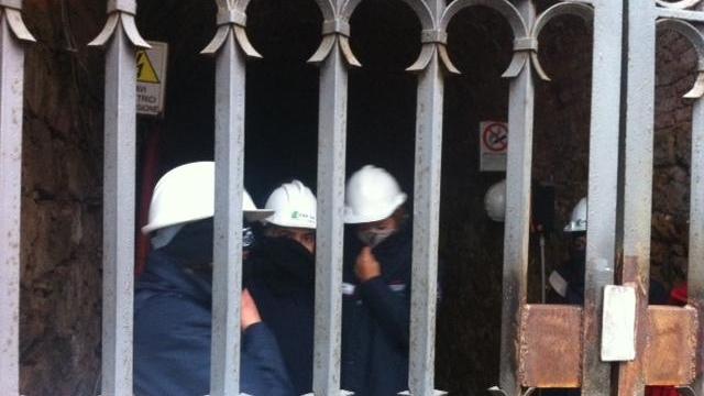 Le lavoratrici dell'Igea occupano per protesta la miniera di Monteponi