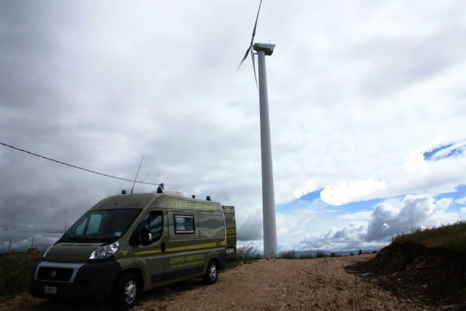 Uno degli impianti sequestrati dal nucleo investigativo del Corpo forestale