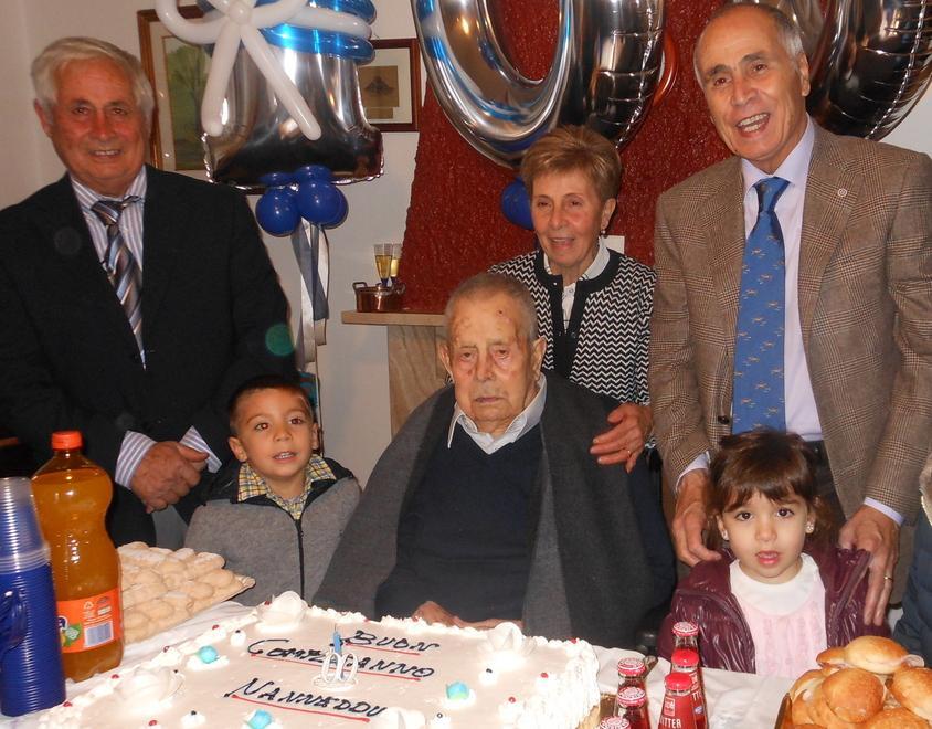 Ittireddu, Giovanni Antonio Satta compie cent’anni
