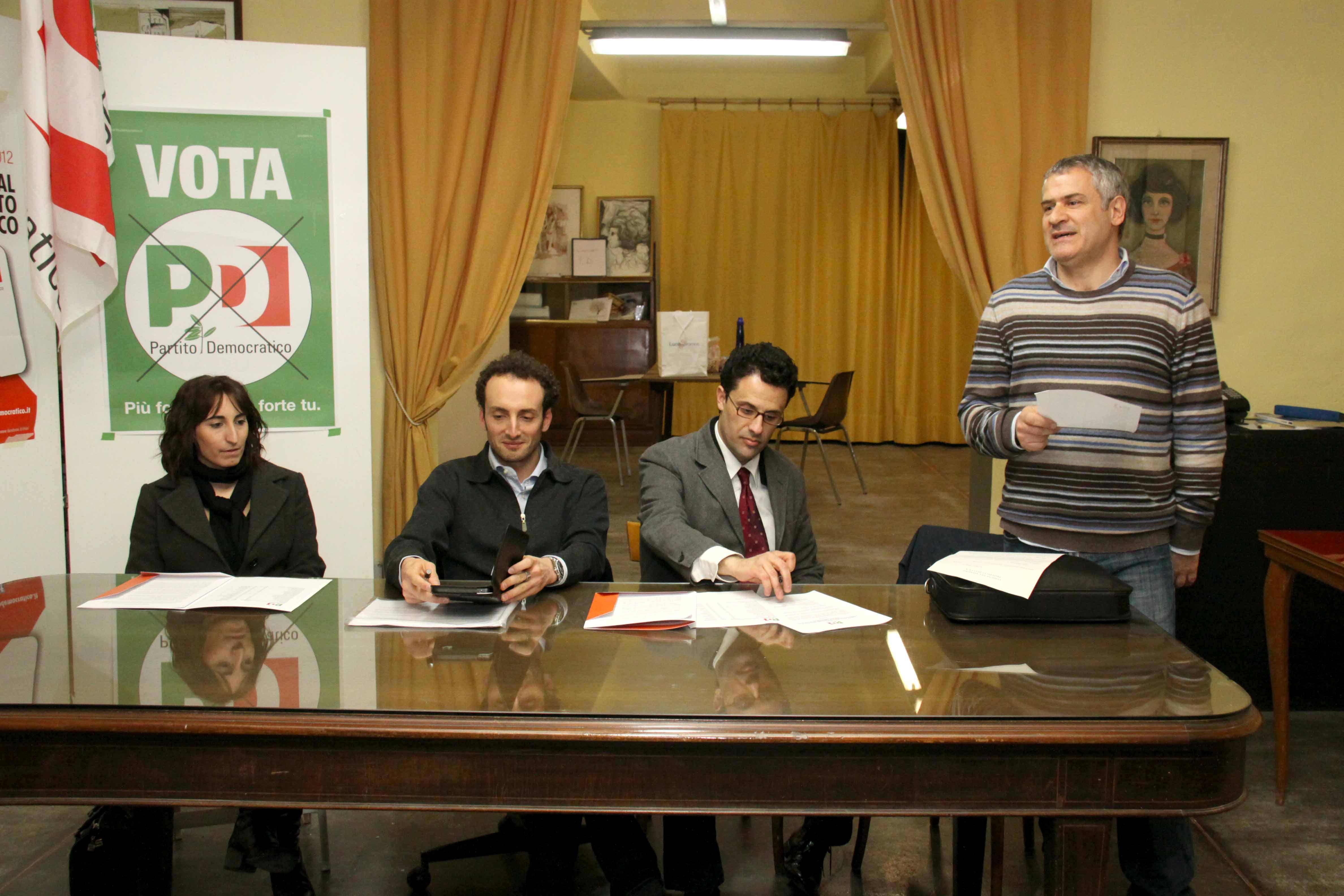 L'assessore Susini (a destra) a fianco del sindaco Del Dotto