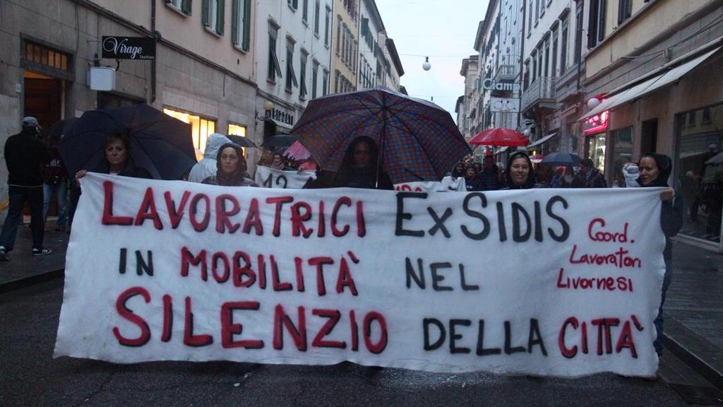 Lavoratrici in corteo