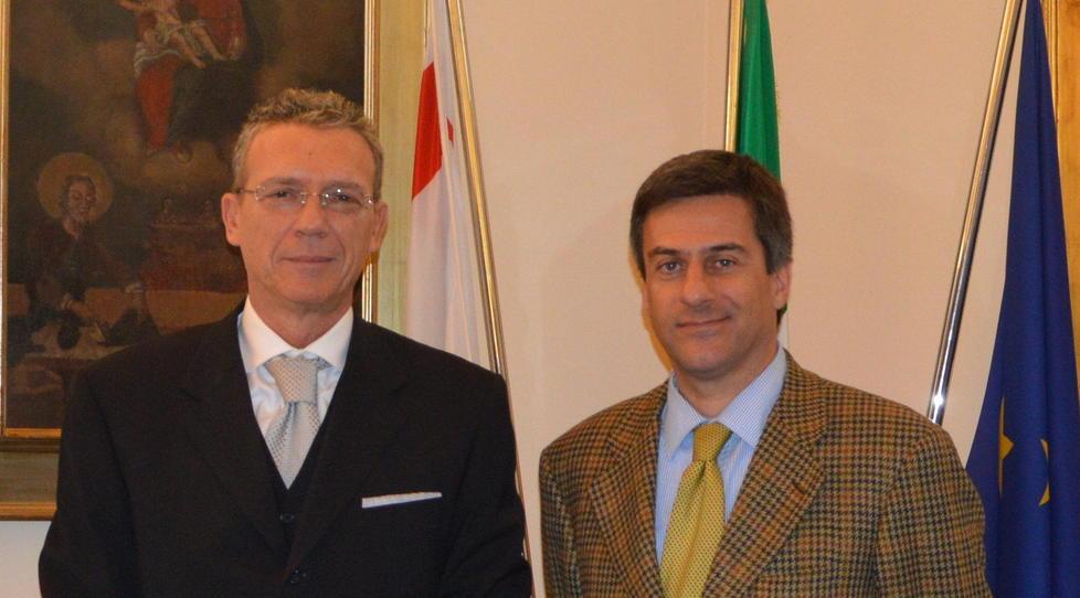 Il sindaco accoglie il nuovo questore Ecco Massimo Zanni