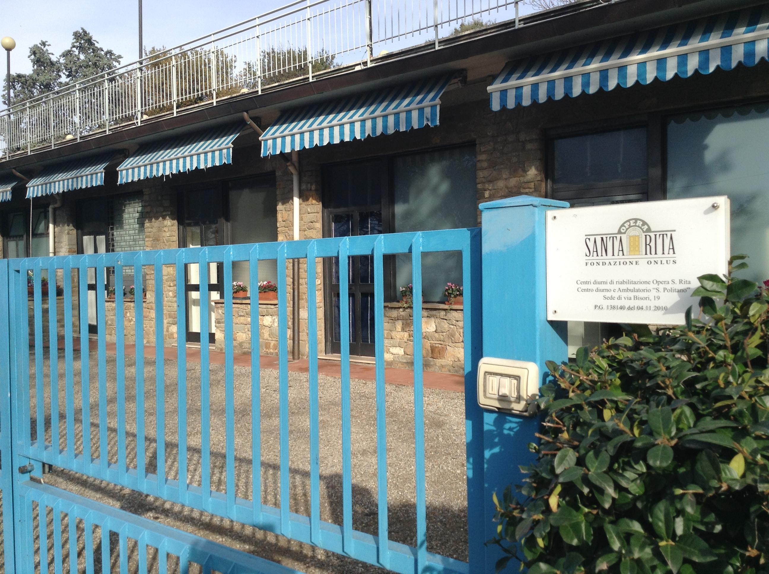 L'ingresso del Centro Politano alla Castellina