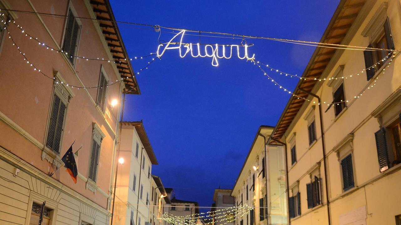 Una luminaria di Natale
