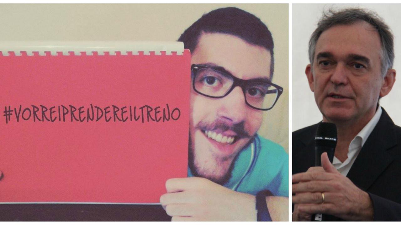 Iacopo Melio e (a destra) il governatore Enrico Rossi