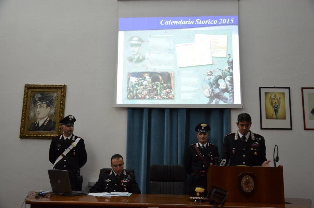 A sinistra il maggiore Stefano Bove e a destra il tenente colonnello Gianni Fedeli