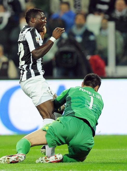 Juve in emergenza Asamoah e Romulo fuori per tre mesi 