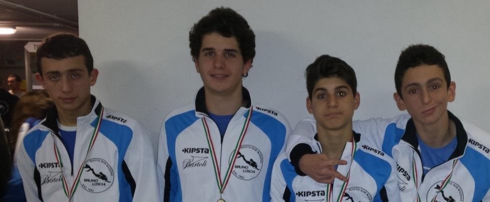 Poker di medaglie per la Bruno Loschi 