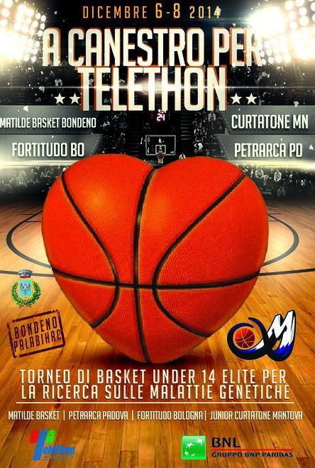 “A canestro per Telethon” arriva a Bondeno