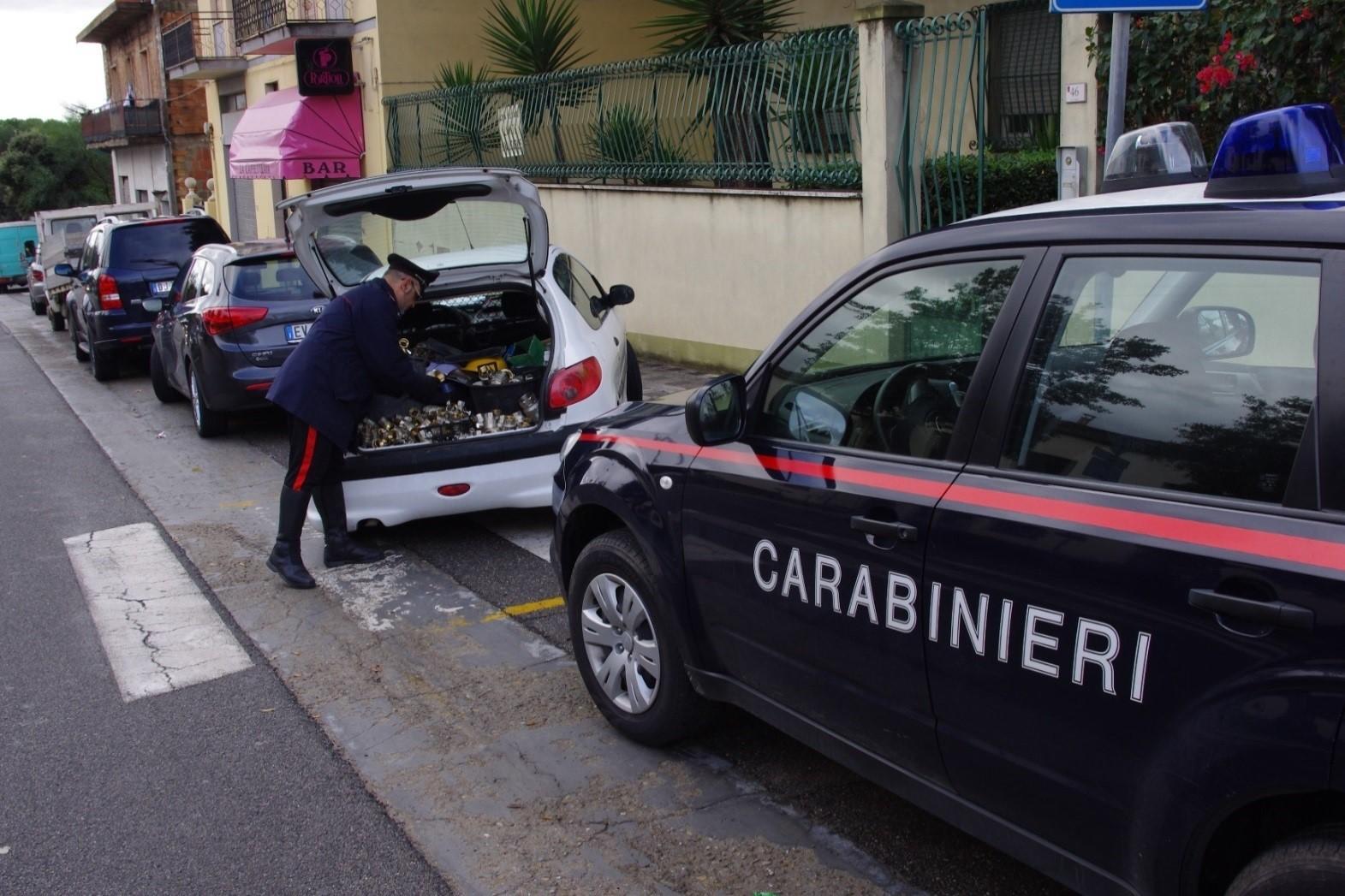 Carabinieri a Selargius