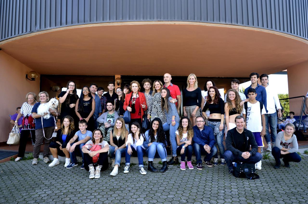 Il gruppo di studenti che partecipano alle Muse
