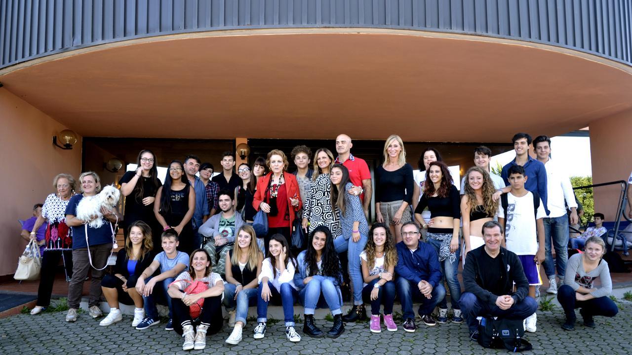 Il gruppo di studenti che partecipano alle Muse