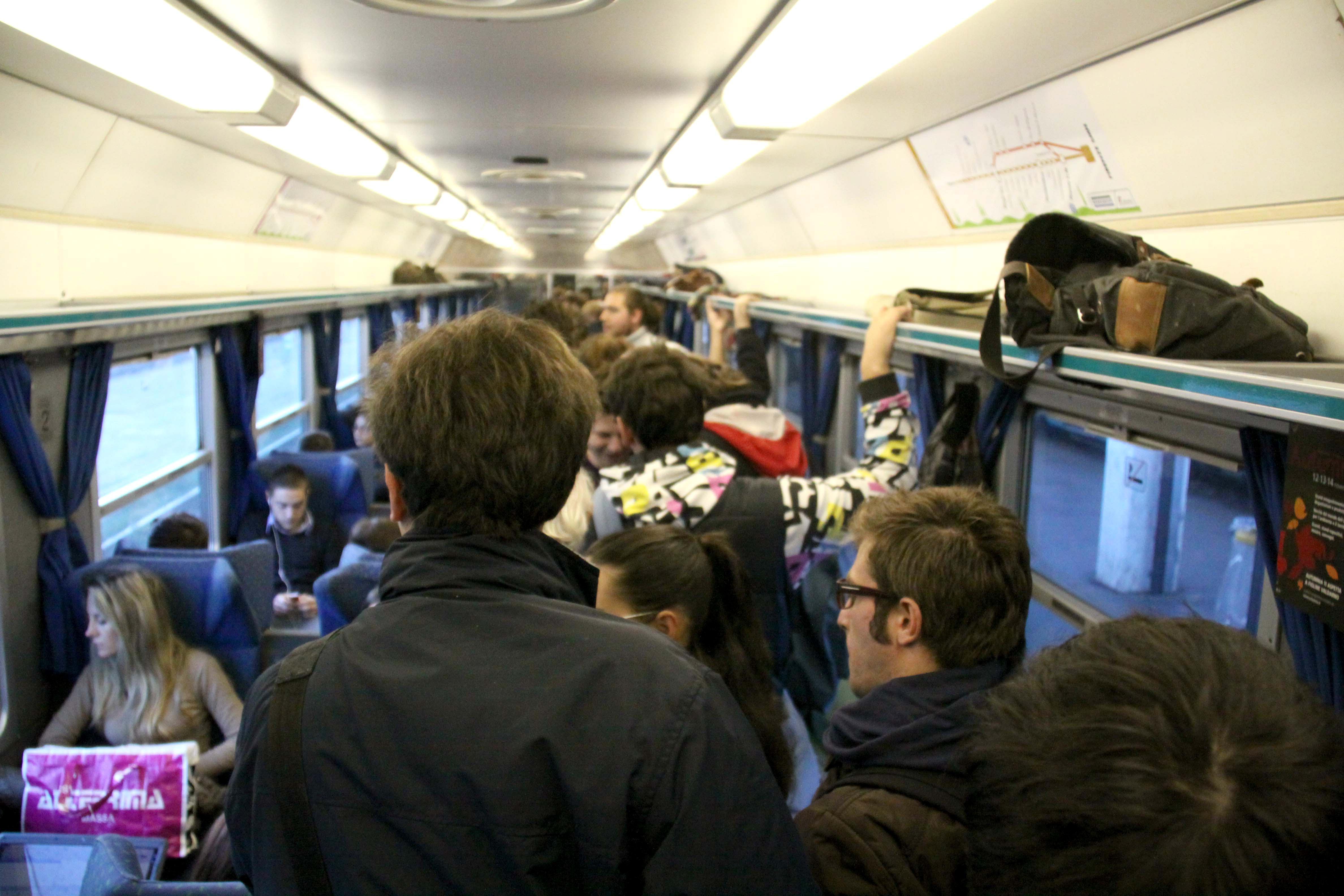 Studenti sul treno 