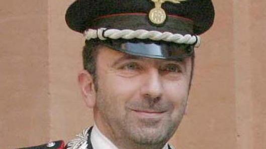 Il tenente colonnello Andrea Firrincieli in servizio a Ferrara