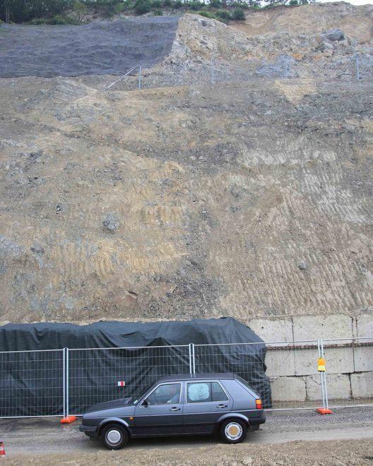 Un drone e il georadar sulla frana 