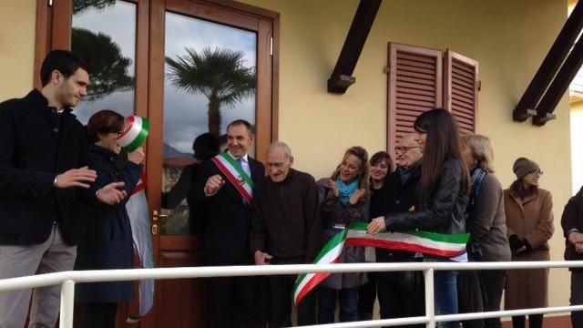 Il taglio del nastro del Villino Lodi a Marlia
