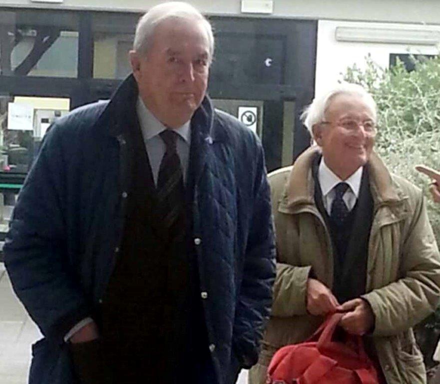 Il professor Bartelletti e l'ingegner Biagiotti in Procura