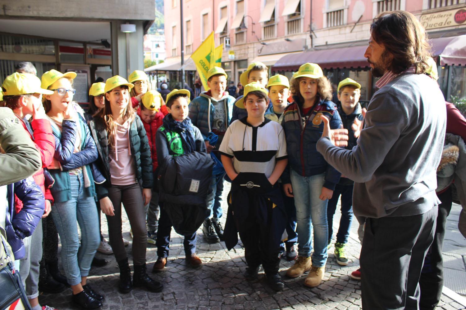 Le scolaresche all'appuntamento con Coldiretti
