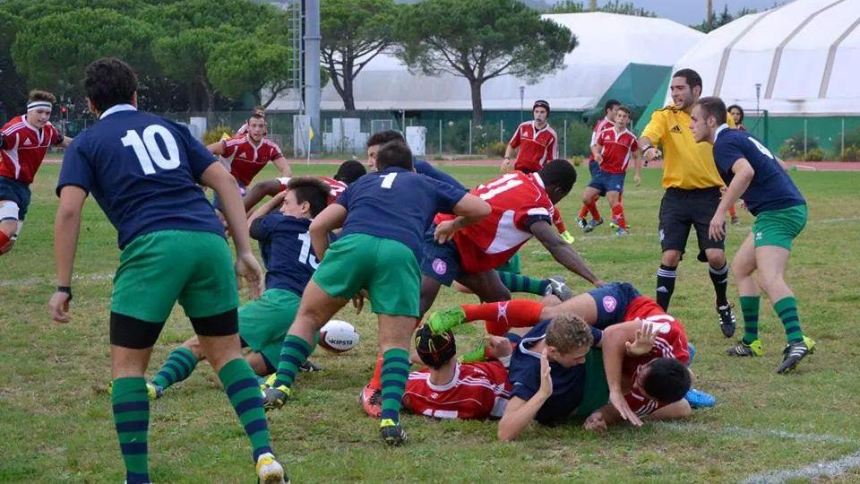 Un'azione del Livorno Rugby