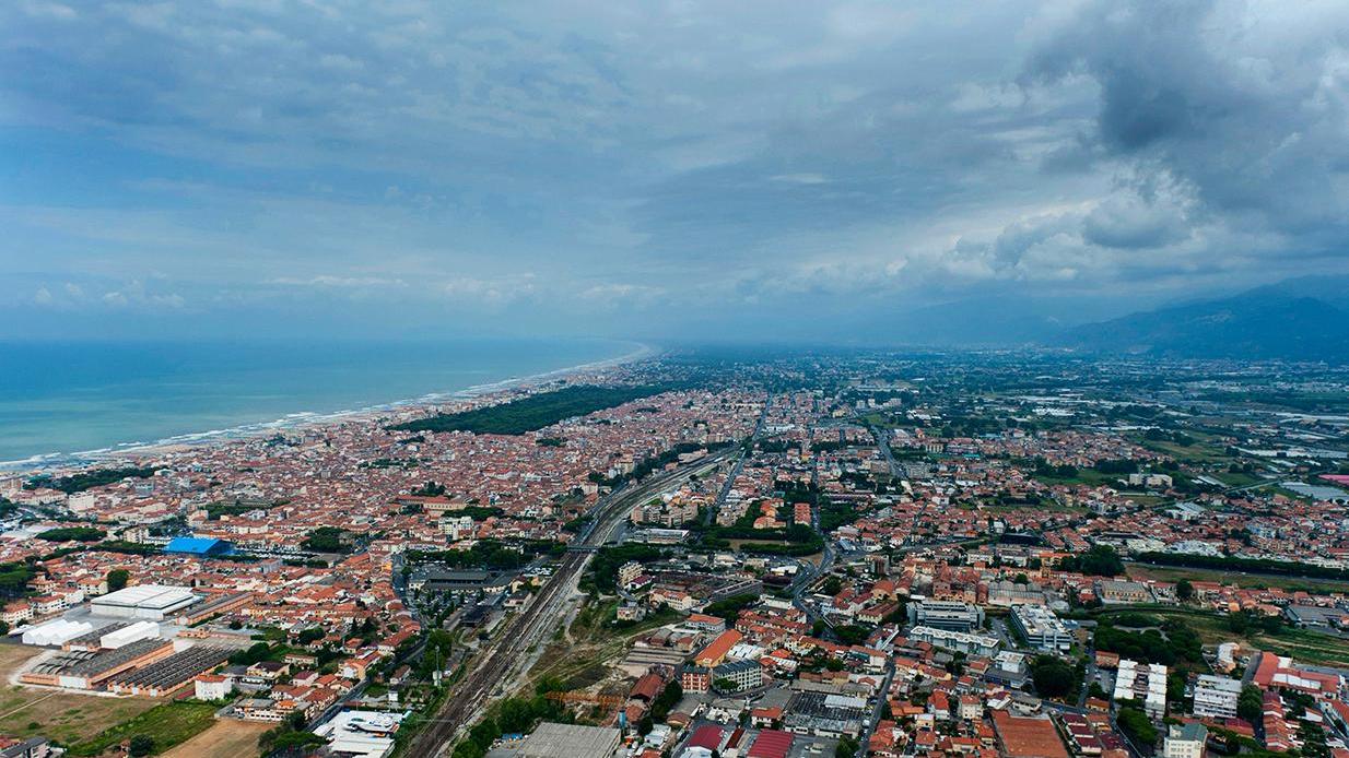 Viareggio dall'alto (Paglianti)