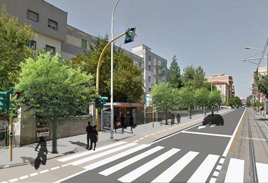 Otto chilometri destinati alle biciclette 