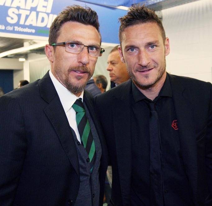 Totti cerca la prima volta col Sassuolo 
