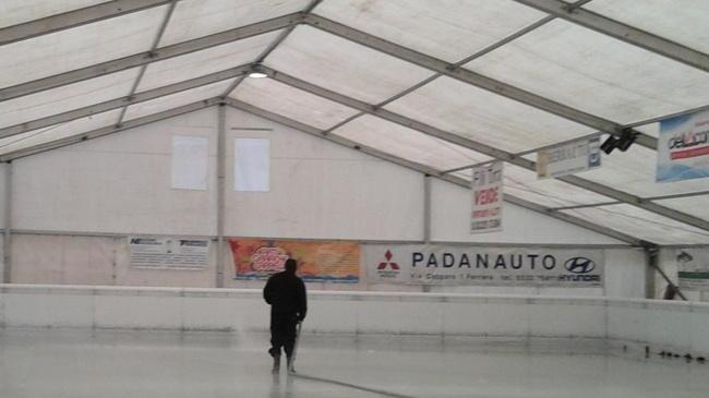 Copparo, oggi l’apertura della pista del ghiaccio