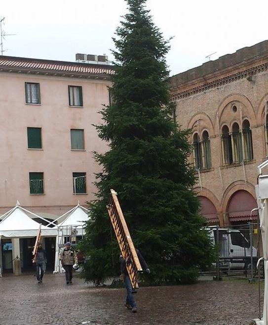 Il centro è pronto per le feste natalizie 