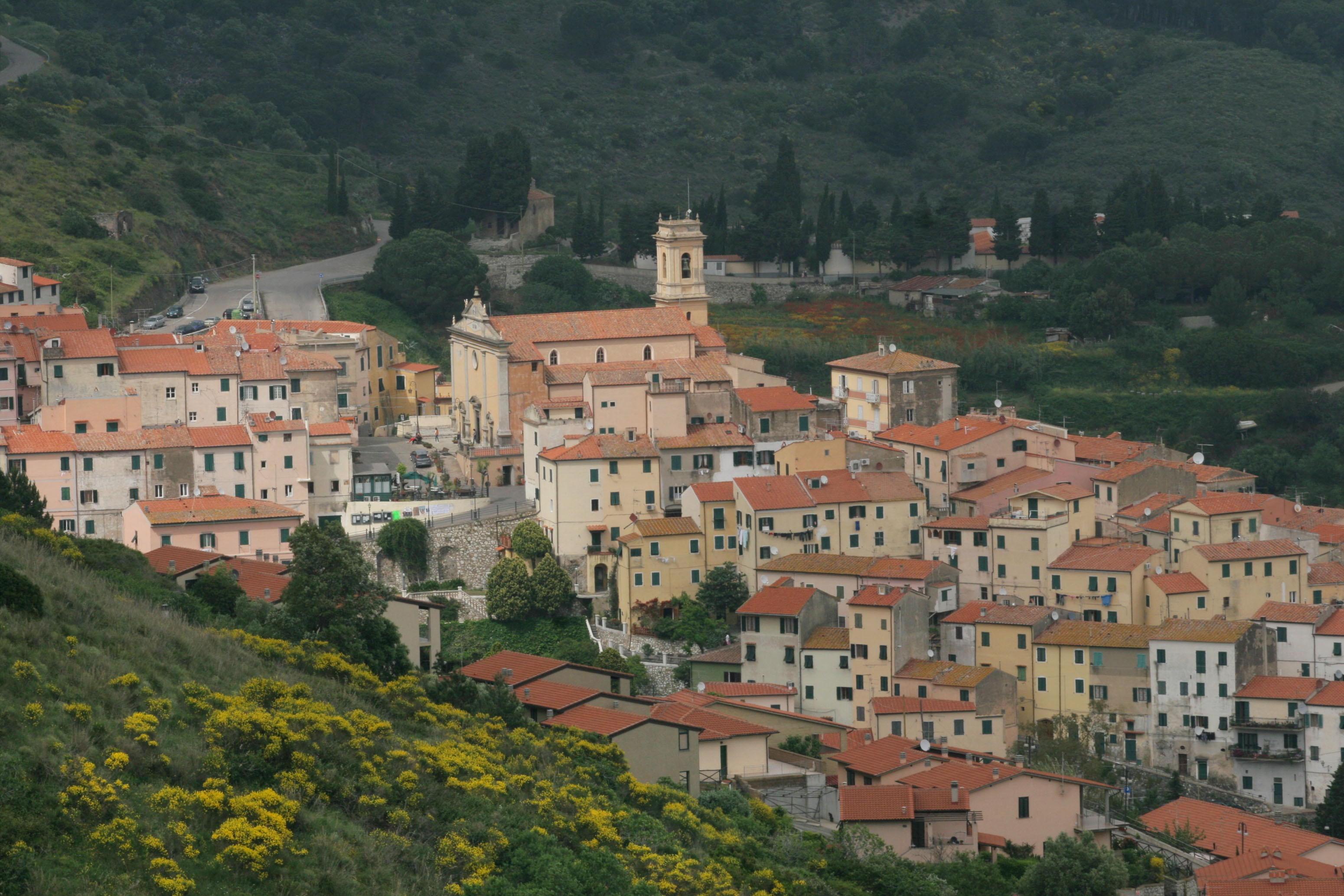 Una veduta di Rio nell'Elba