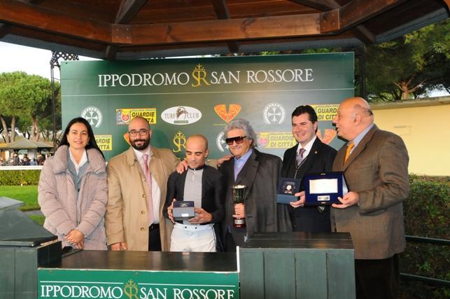 La premiazione della XXVI edizione del Criterium di Pisa vinto dal favorito Brex Drago