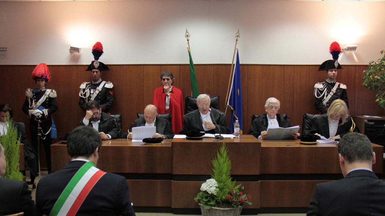 La Corte dei Conti della Toscana in apertura dell'anno giudiziario (foto Sestini)