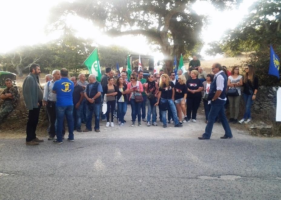 Aziende sfrattate, nuova protesta 