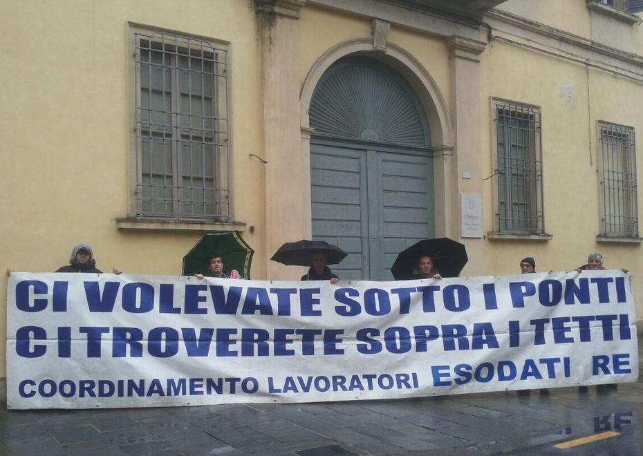 Gli esodati reggiani ricevuti in Prefettura