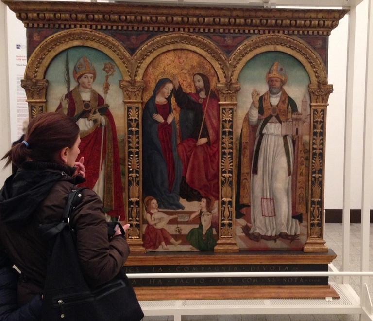 Sassuolo, Palazzo Ducale presenta il trittico del Loschi ritrovato