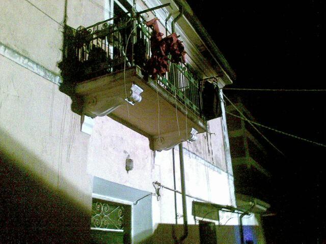 L'appartamento andato a fuoco