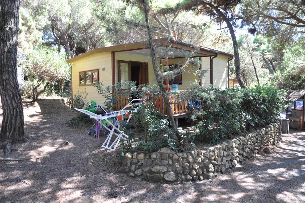 Una casa mobile all'interno dei Melograni