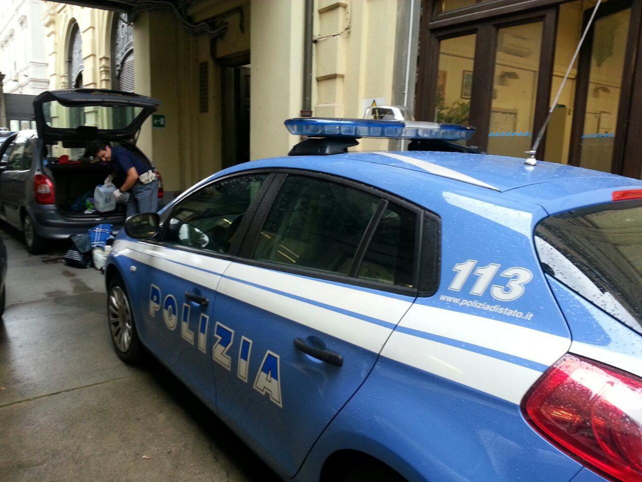 Una pattuglia della polizia