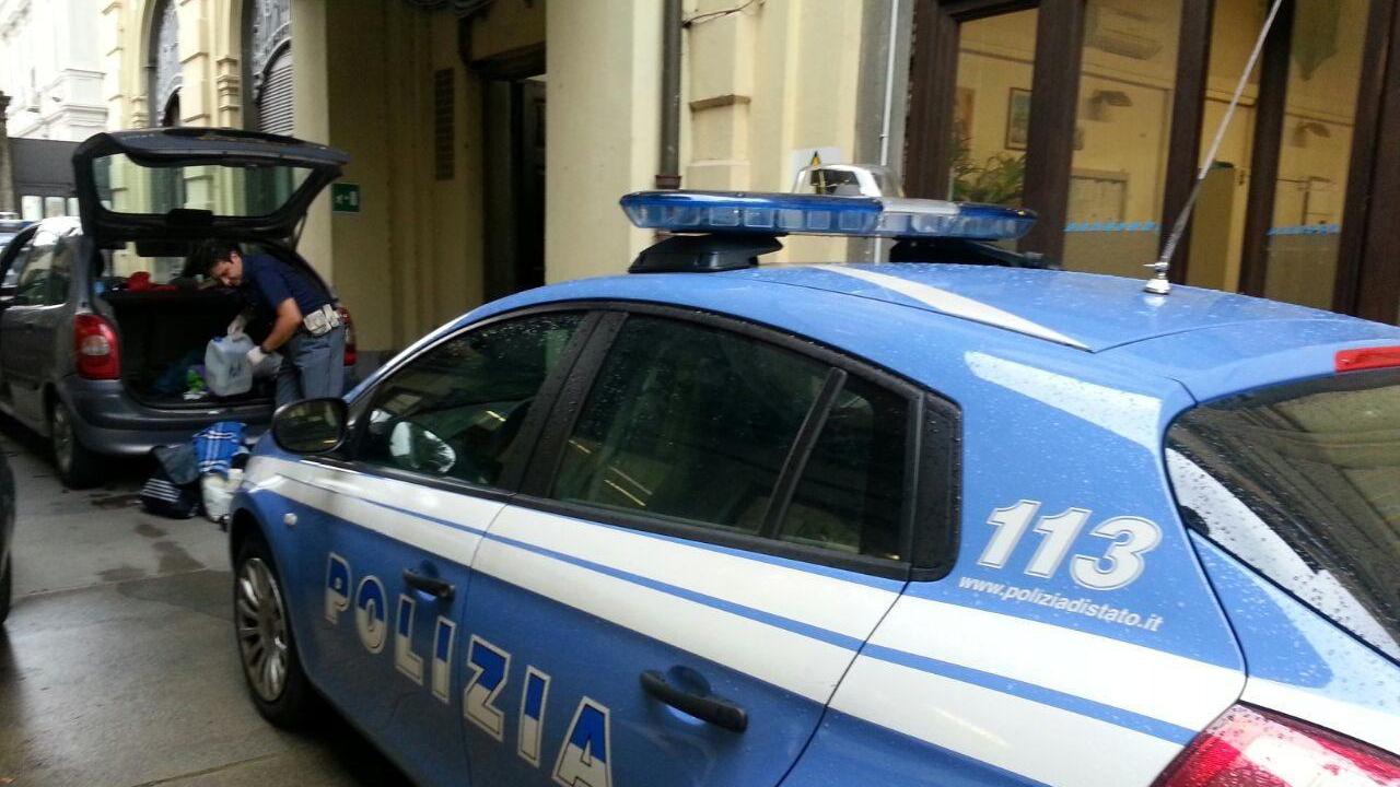 Una pattuglia della polizia