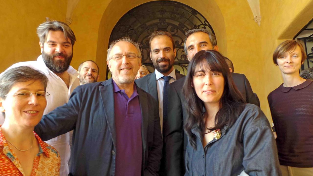 L'assessore Annalisa Felletti con il sindaco e gli altri assessori