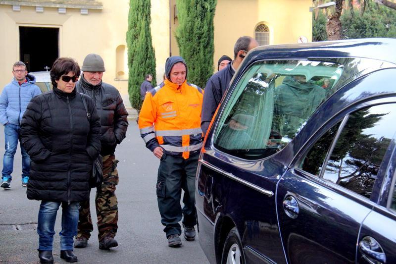 Il corteo funebre per Massimiliano Nocchi (Marzi/Pentafoto)