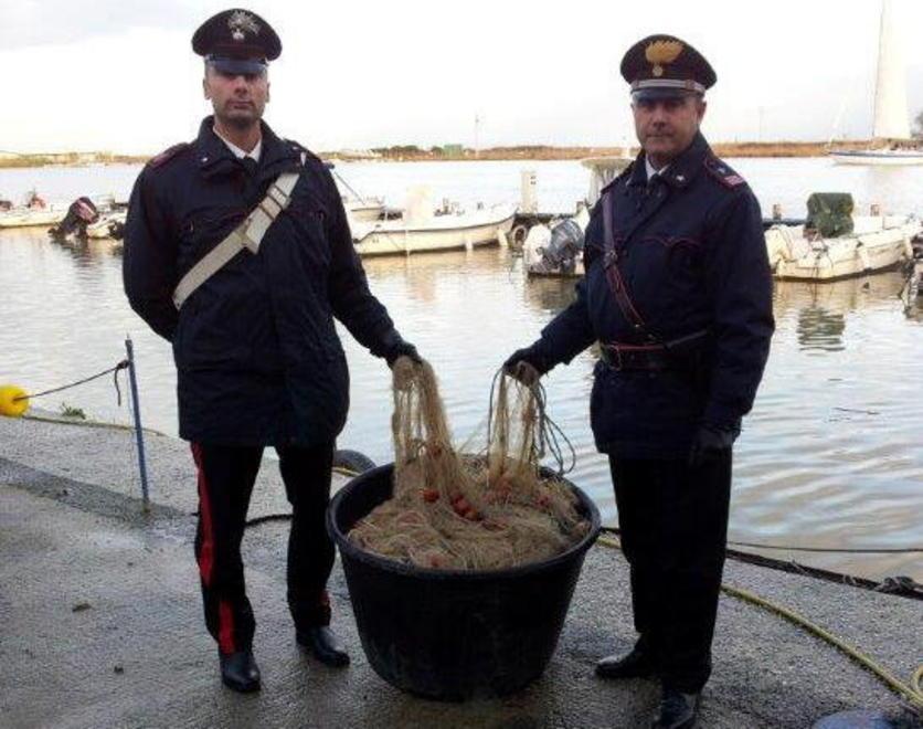 Recuperata una rete da pesca rubata in un rimessaggio
